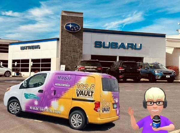 On-Site Broadcast at Matthews Subaru Saturday