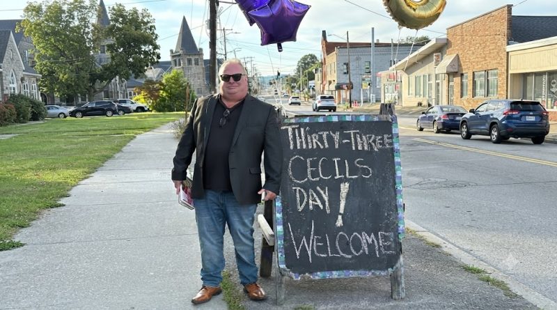 Fourth annual “Thirty-three Cecils Day”,Tuesday September 1st